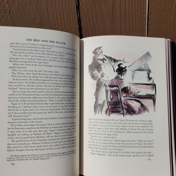 The Red and the Black by Marie-Henri Beyle (Stendhal) | Heritage Press 1954 Book - Picture 7 of 16